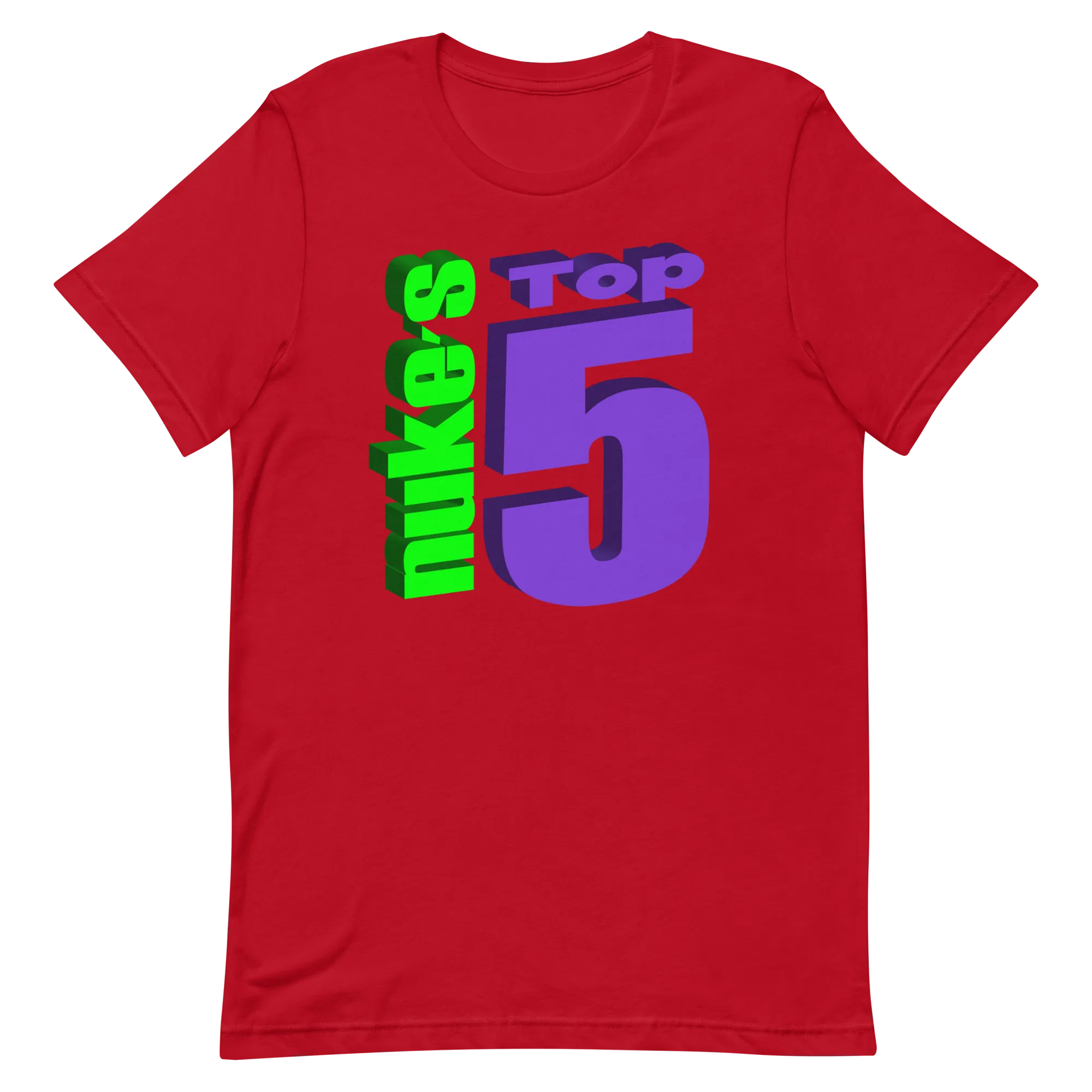 Nuke's Top 5 Did You See It? Hand T-Shirt TWO SIDED