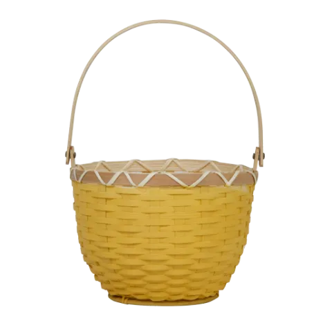 Olli Ella Small Blossom Basket - Mustard