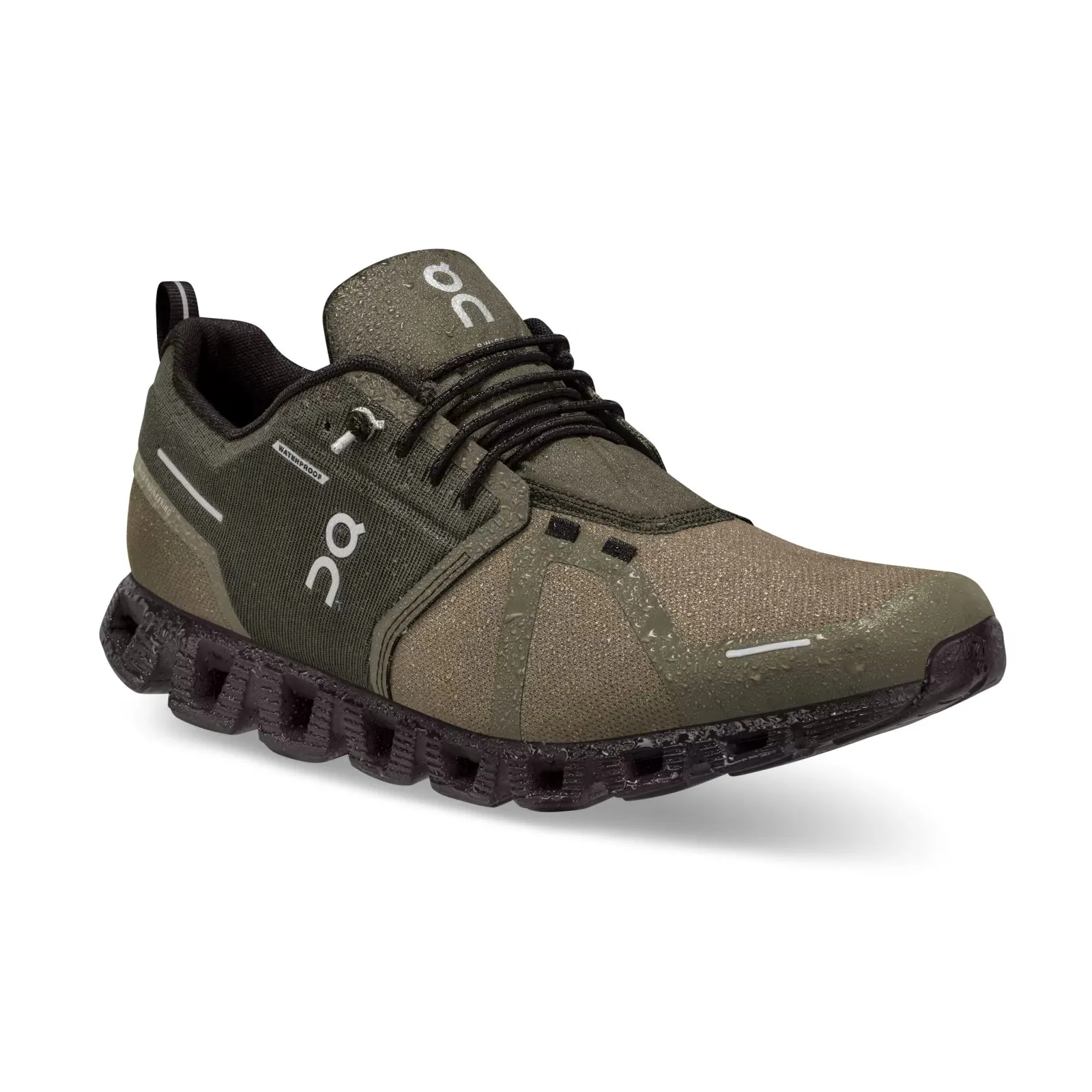 On Running Cloud 5 Waterproof Olive Black