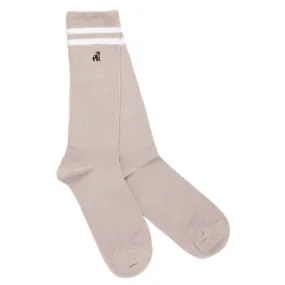 Panda Bamboo Socks - Athletic Grey