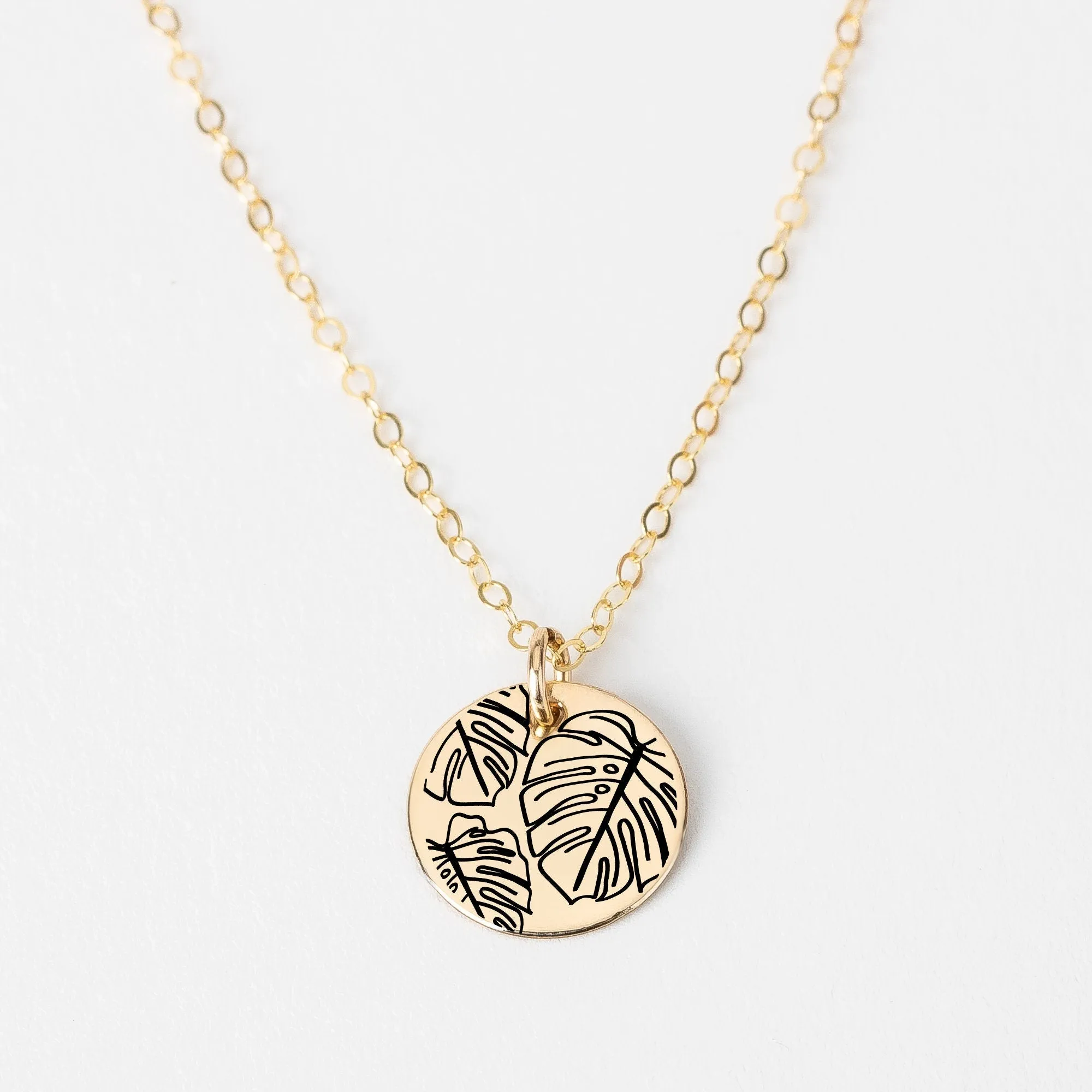 Plant Mama Disc Necklace