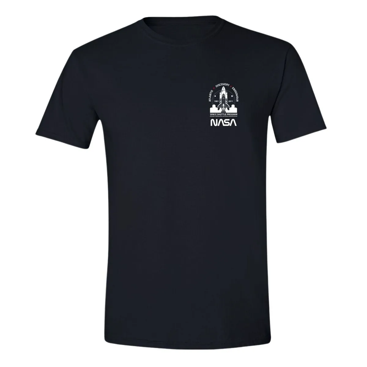 Playera Deportiva Hombre Nasa Cohete Espacial Escudo