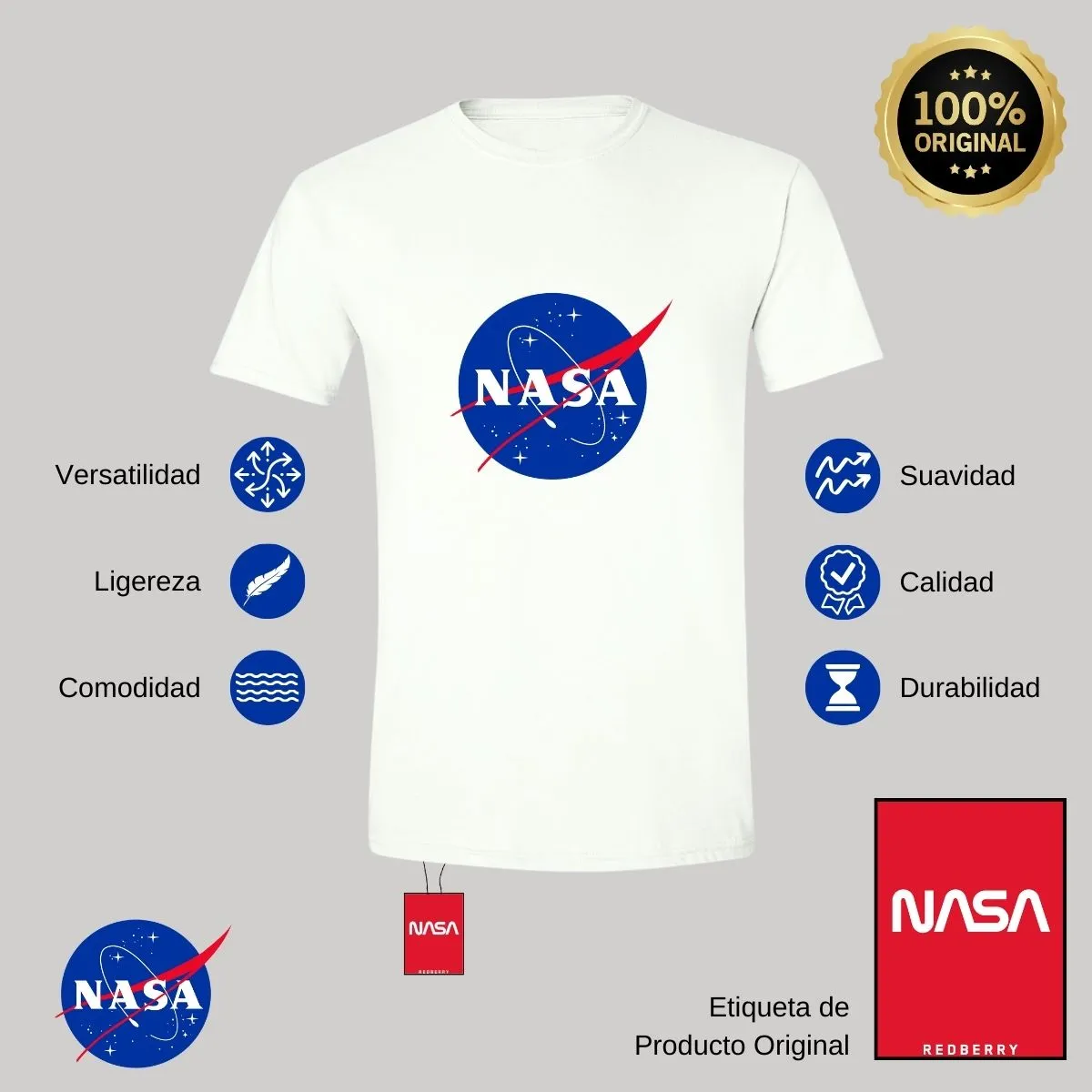 Playera Deportiva Hombre Nasa Logo