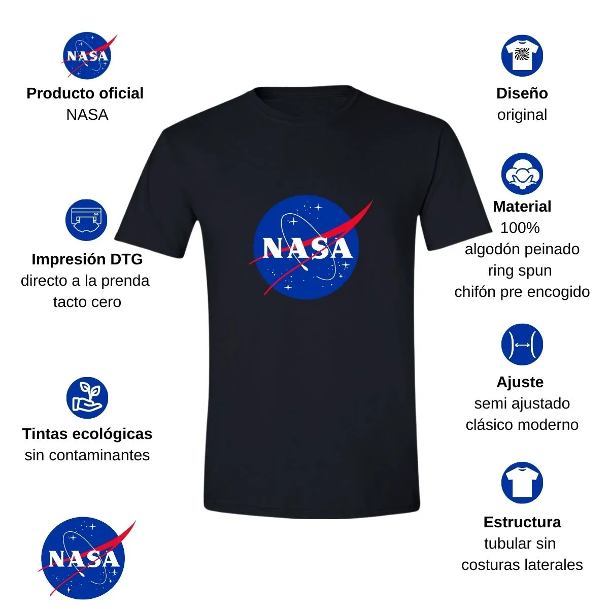 Playera Deportiva Hombre Nasa Logo