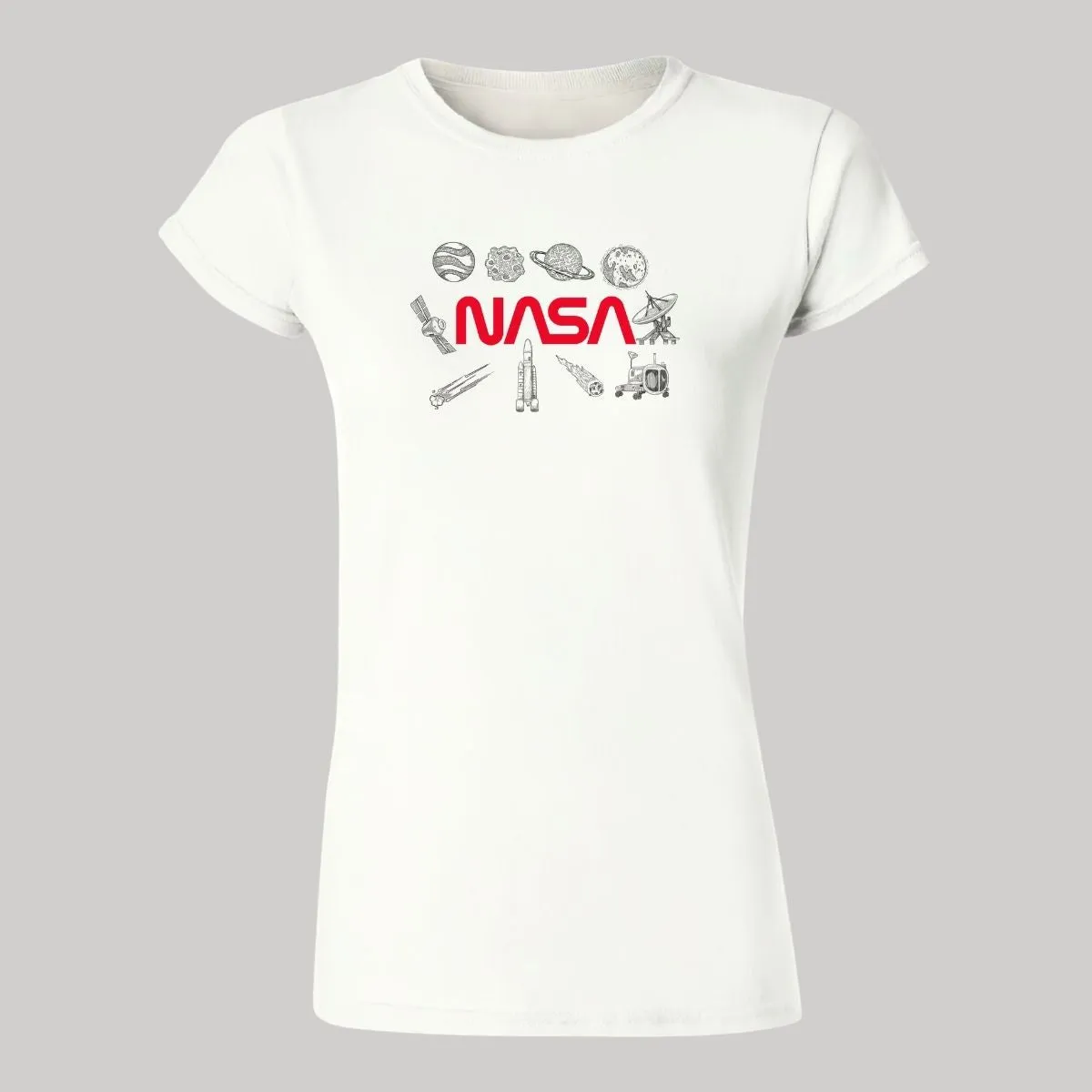 Playera Deportiva Mujer Nasa Espacio