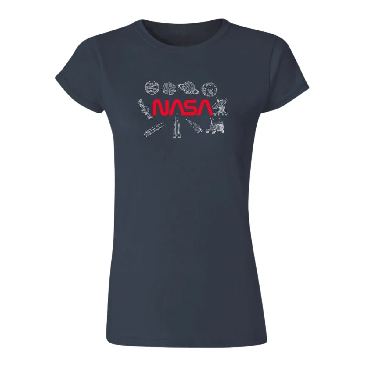 Playera Deportiva Mujer Nasa Espacio