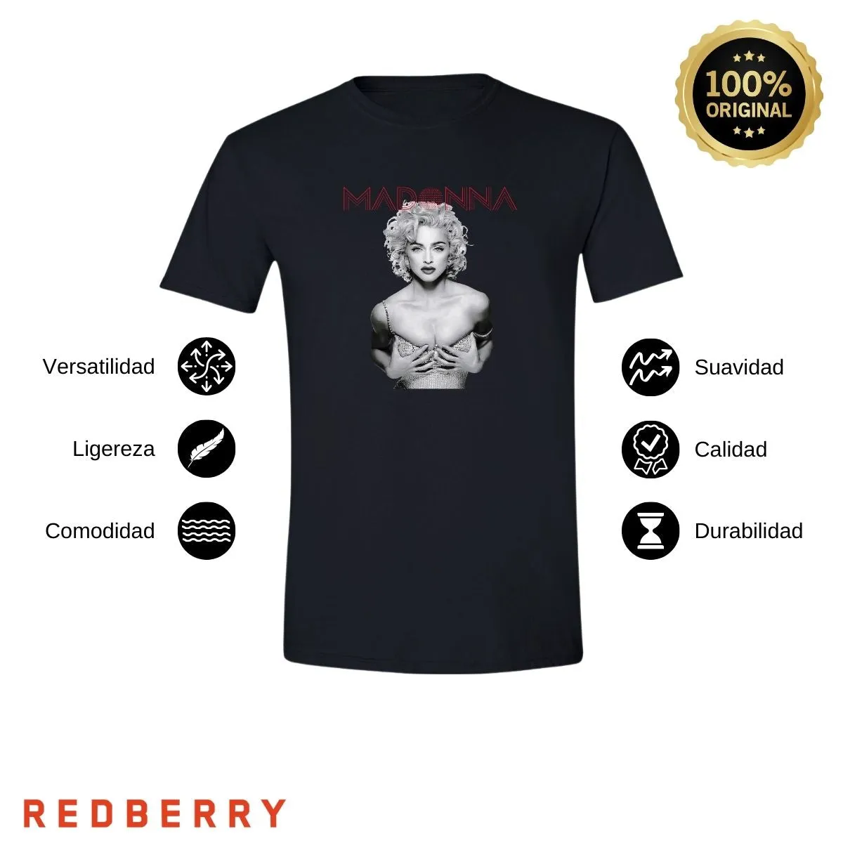 Playera Hombre Madonna