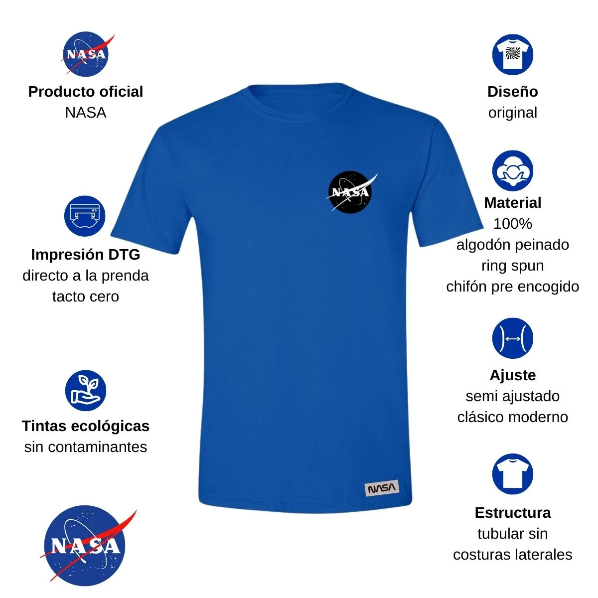 Playera Hombre Nasa Constelación