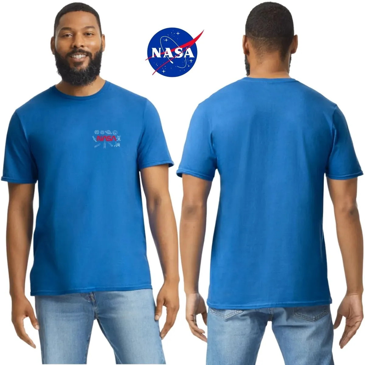 Playera Hombre Nasa Espacio Escudo