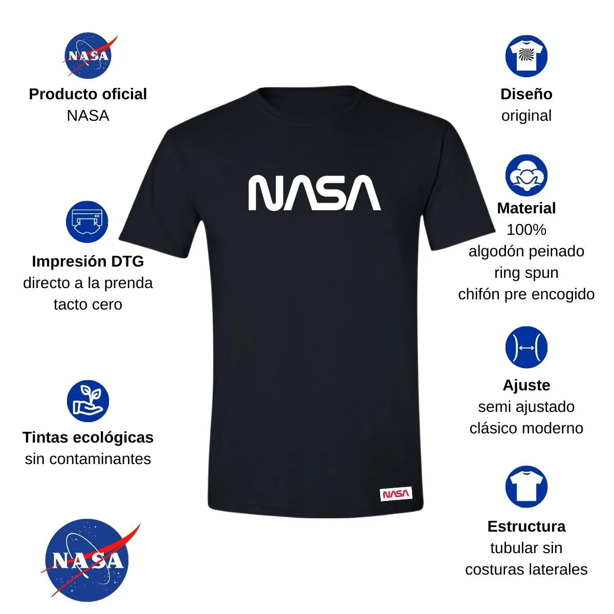 Playera Hombre Nasa Worm Mono