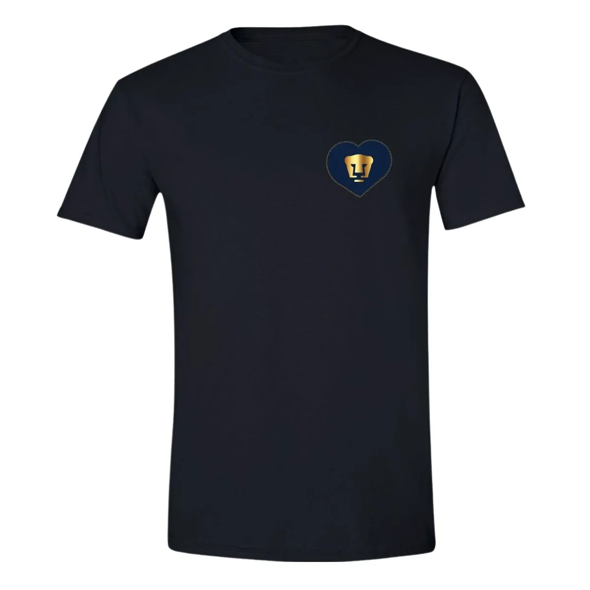 Playera Hombre Pumas UNAM Corazón bordado