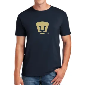 Playera Hombre Pumas UNAM Dorado Logo Vinil