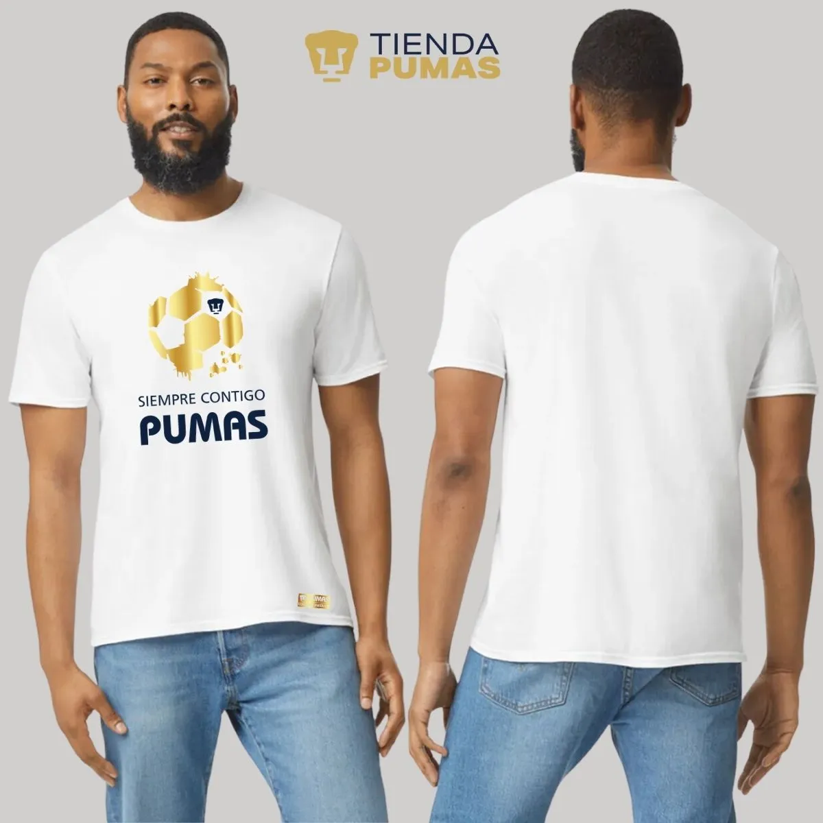 Playera Hombre Pumas UNAM Ed Limitada 2 Siempre contigo