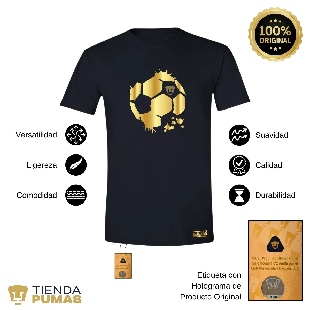 Playera Hombre Pumas UNAM Edición Limitada 2