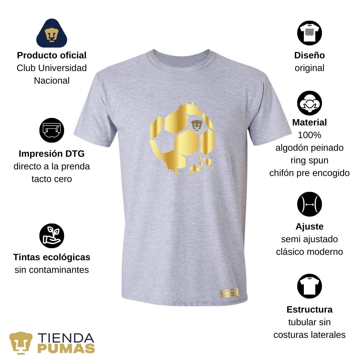 Playera Hombre Pumas UNAM Edición Limitada 2