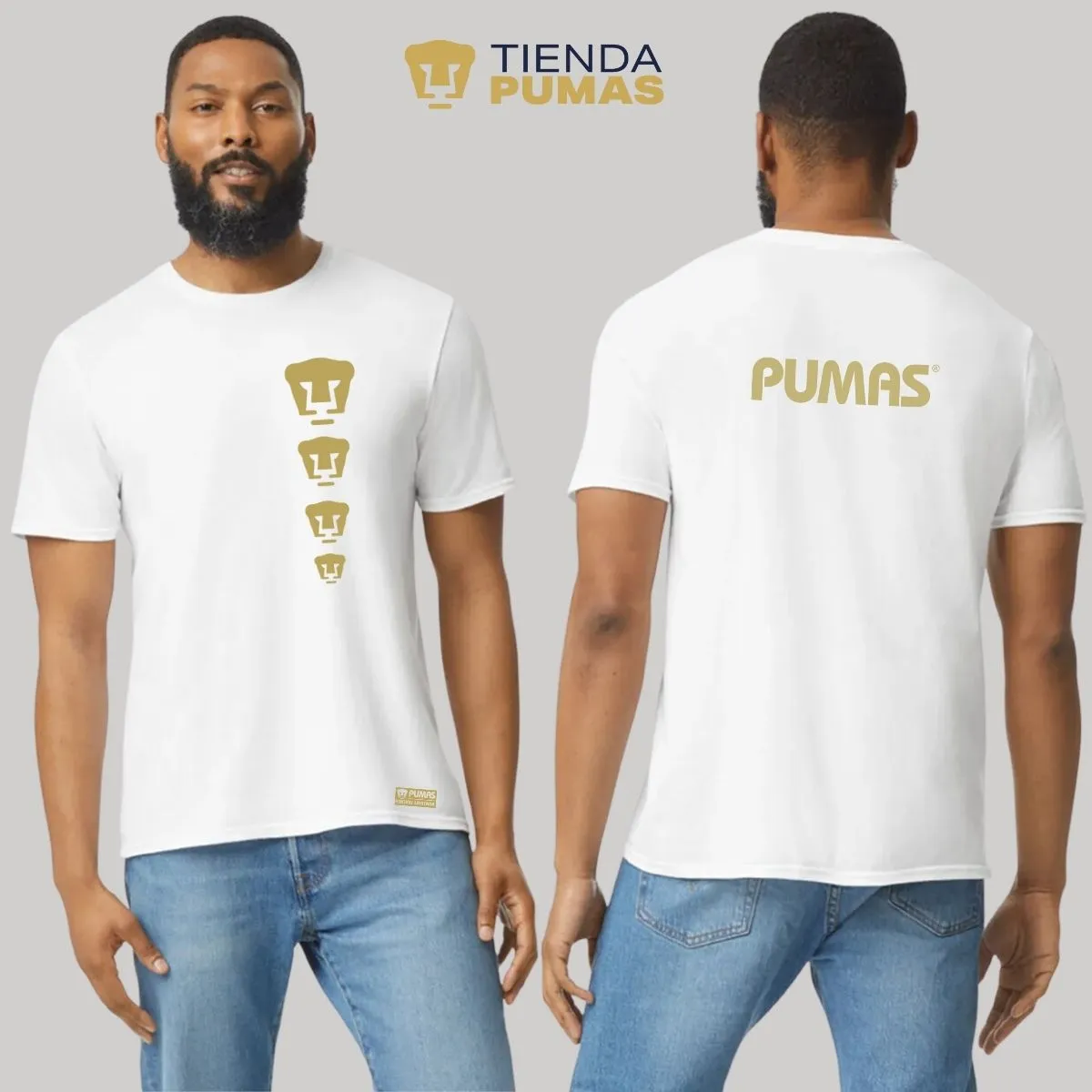 Playera Hombre Pumas UNAM Edición Limitada 3 Vinil