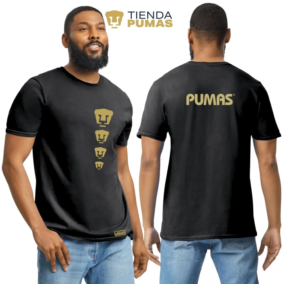 Playera Hombre Pumas UNAM Edición Limitada 3 Vinil