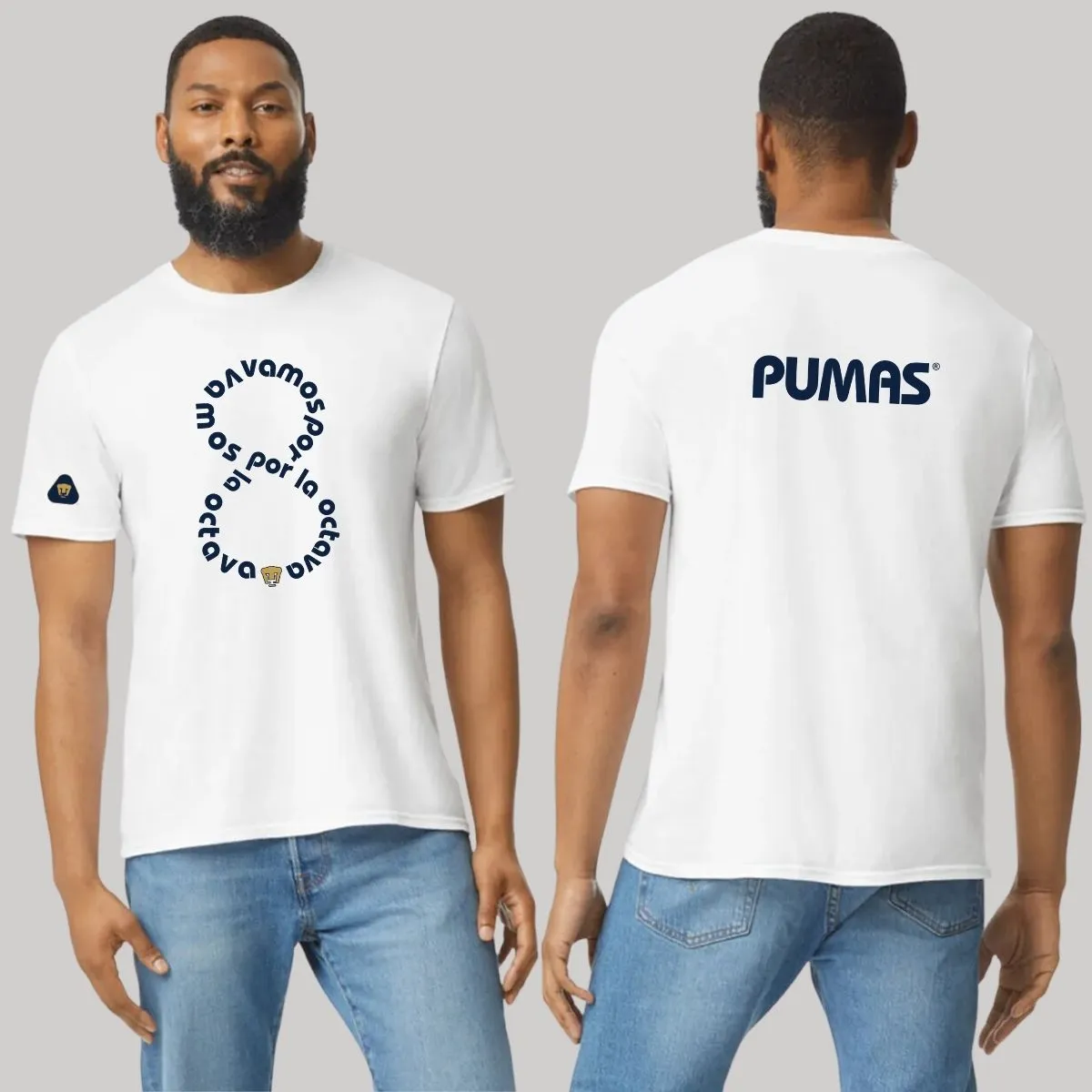 Playera Hombre Pumas UNAM octava