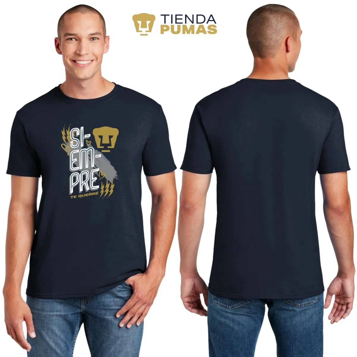 Playera Hombre Pumas UNAM San Valentín