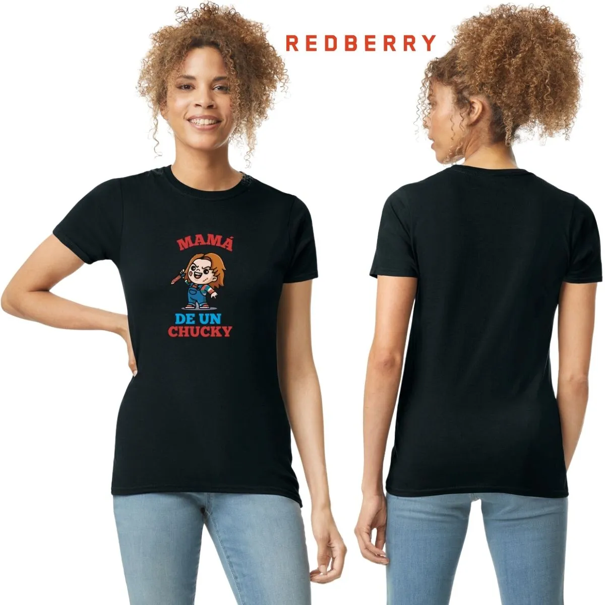 Playera Mujer Mamá de un Chucky