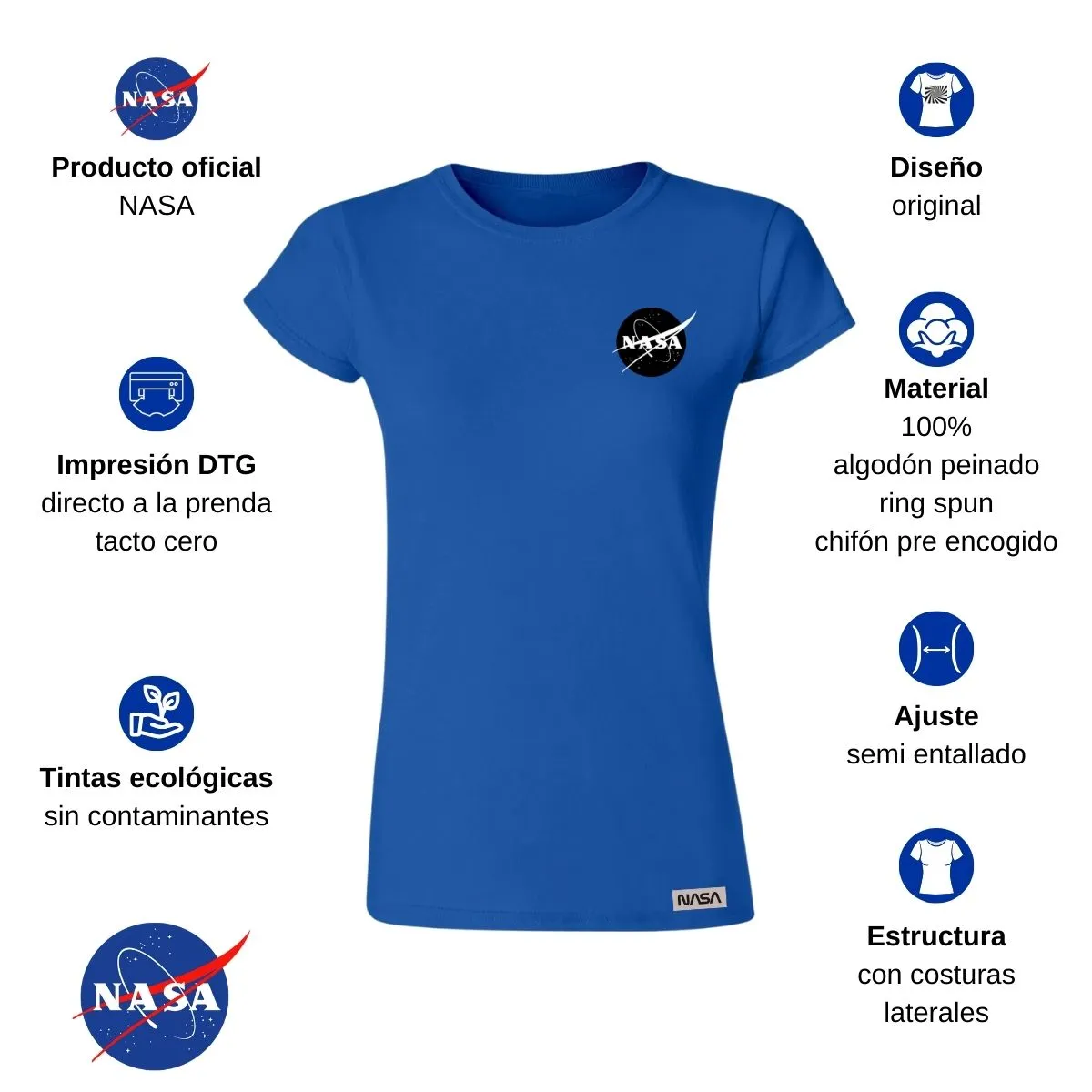 Playera Mujer Nasa Constelación