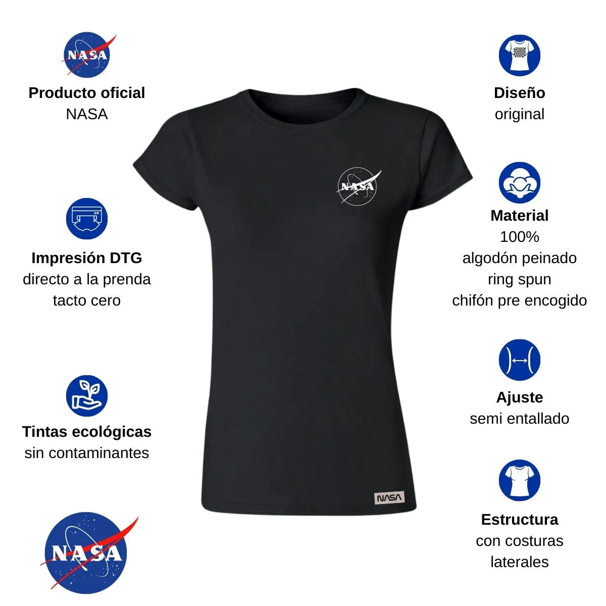 Playera Mujer Nasa Constelación