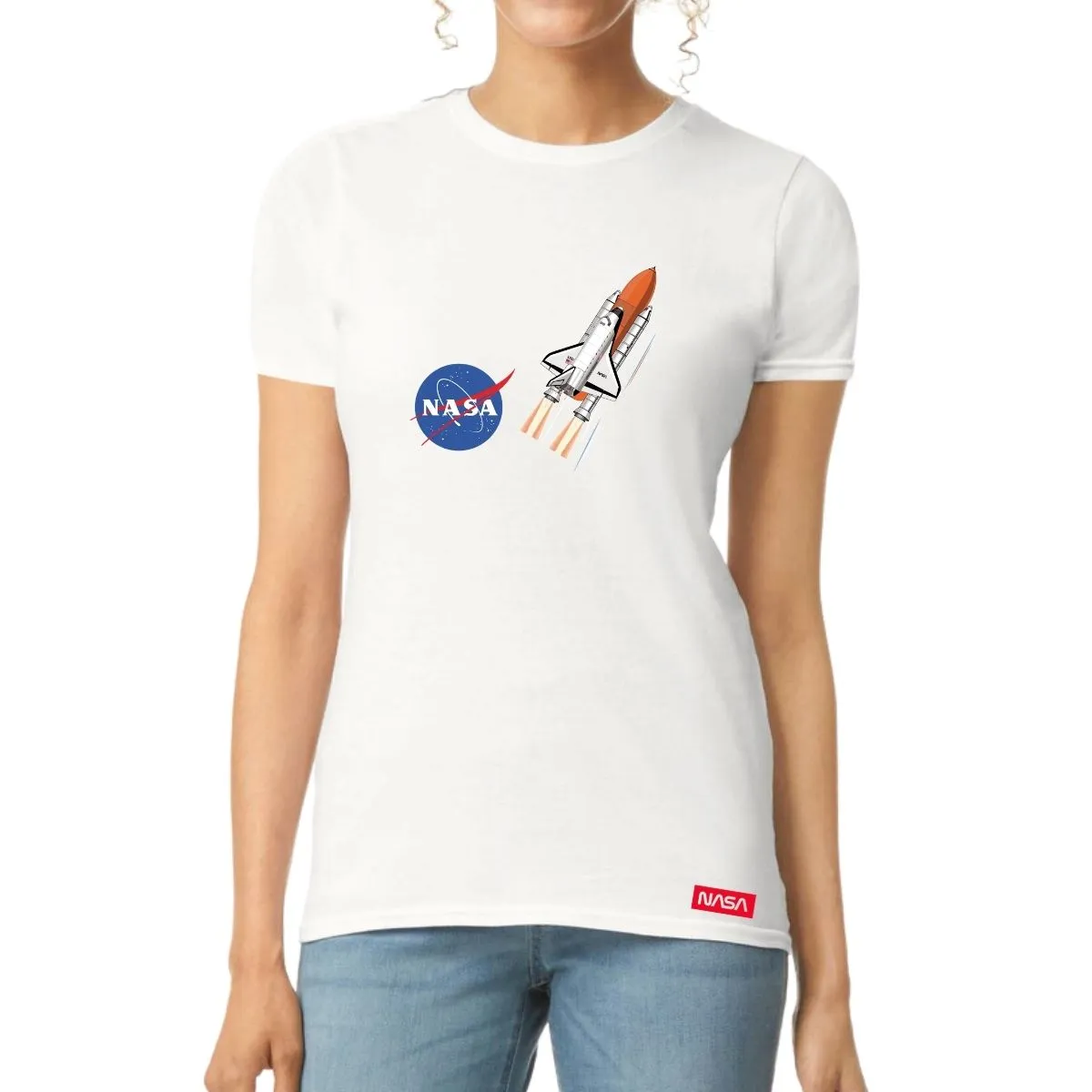 Playera Mujer Nasa Transbordador