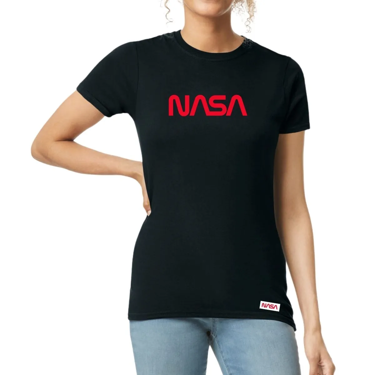 Playera Mujer Nasa Worm Red