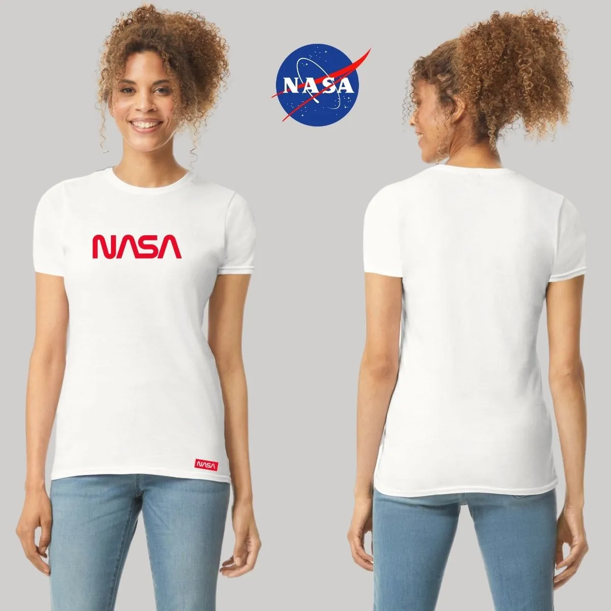 Playera Mujer Nasa Worm Red