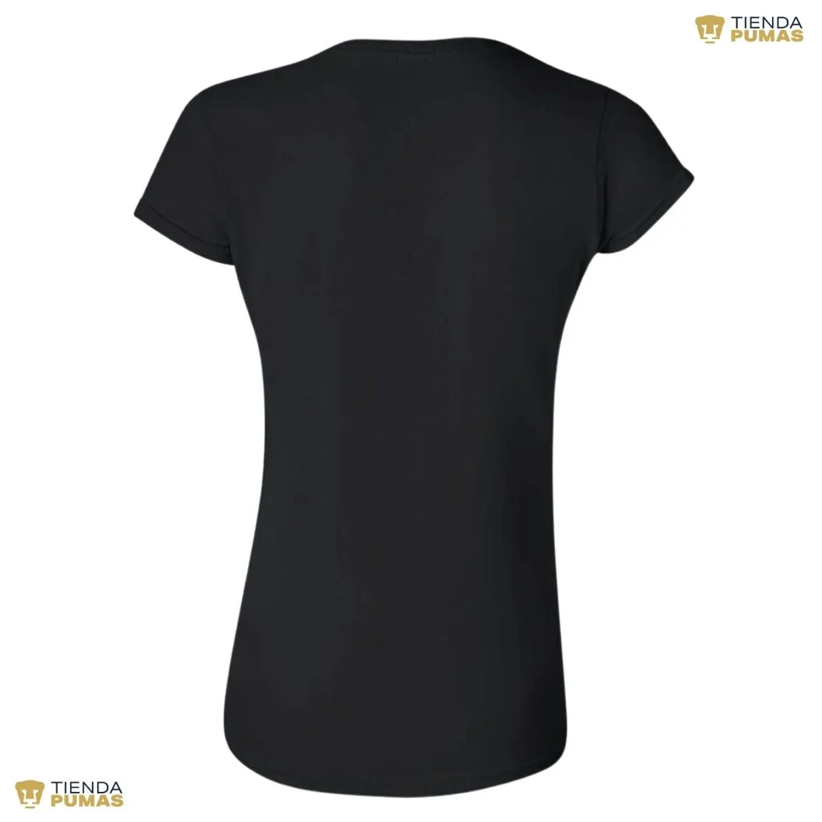 Playera Mujer Pumas UNAM Azul Logo Vinil