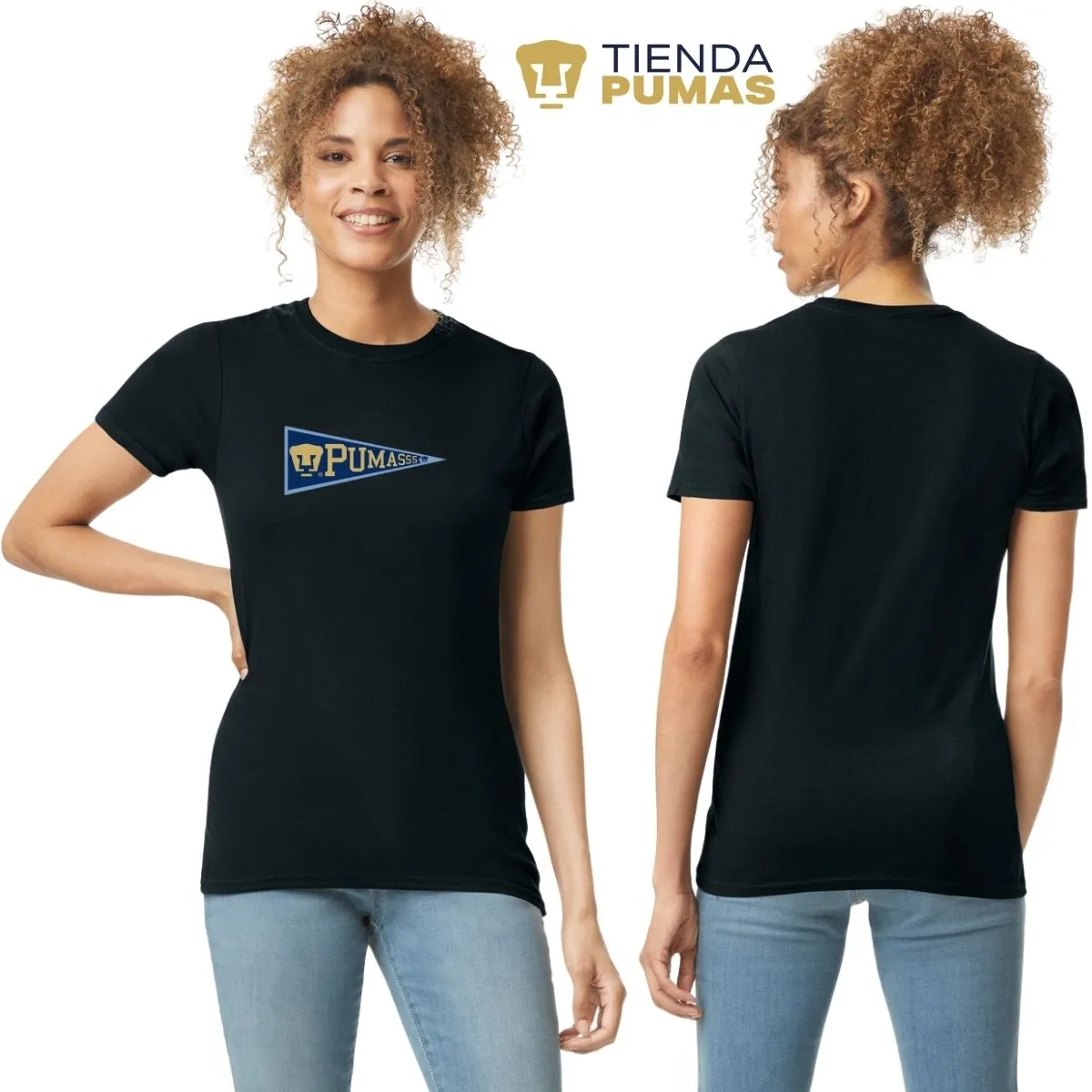 Playera Mujer Pumas UNAM Banderín