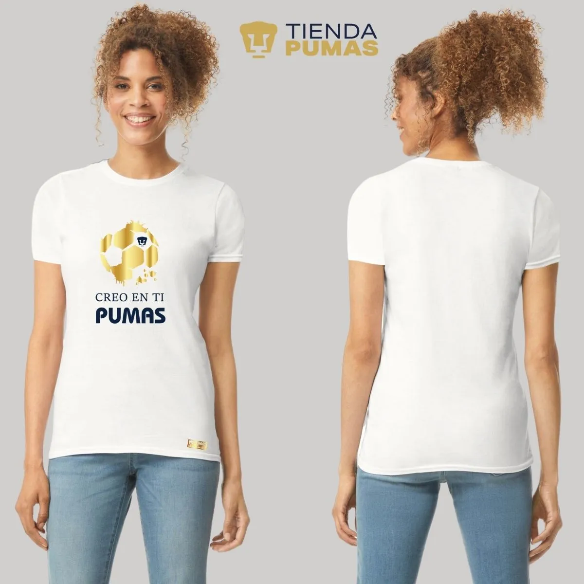 Playera Mujer Pumas UNAM Ed Limitada 2 Creo en ti