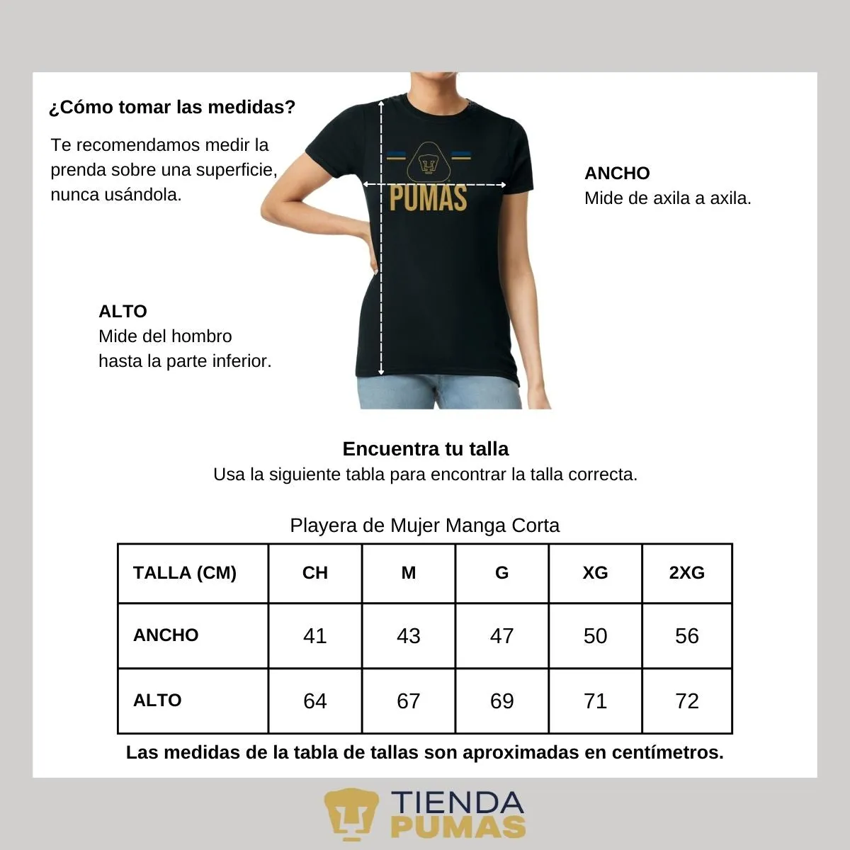 Playera Mujer Pumas UNAM Insignia