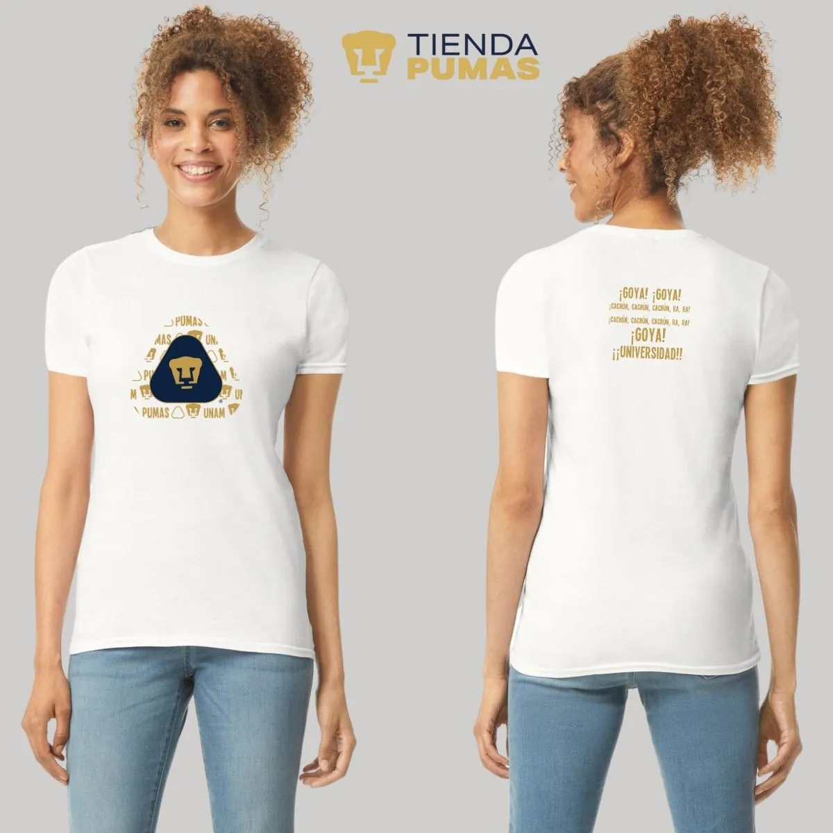 Playera Mujer Pumas UNAM triangular