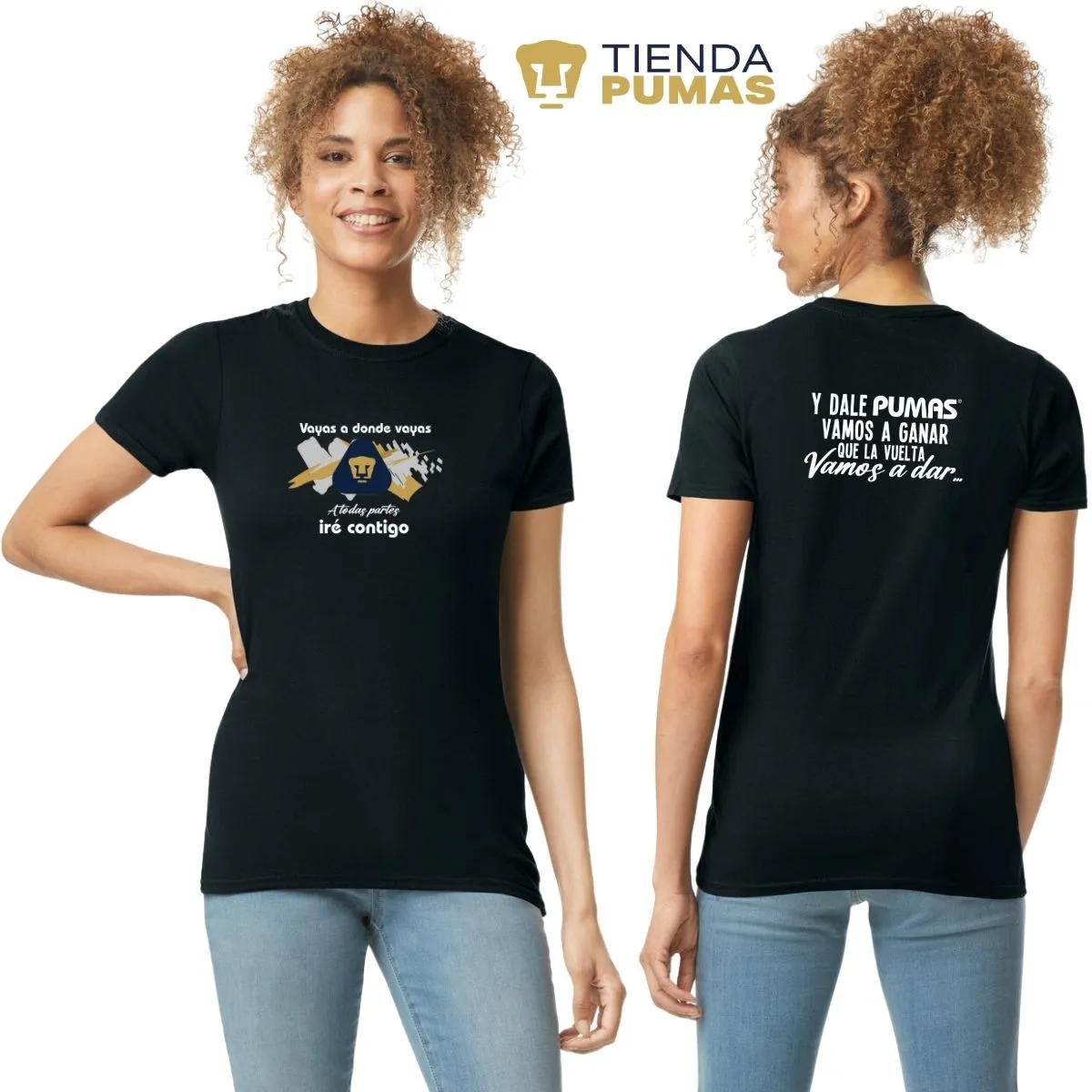 Playera Mujer Pumas UNAM vuelta