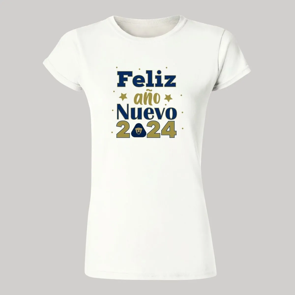 Playera Navidea Mujer Pumas UNAM Feliz Ao Nuevo