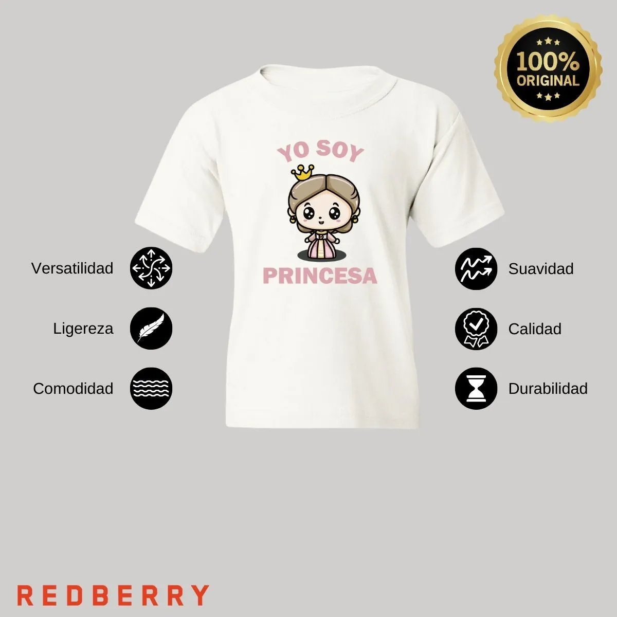 Playera Nia Yo soy princesa