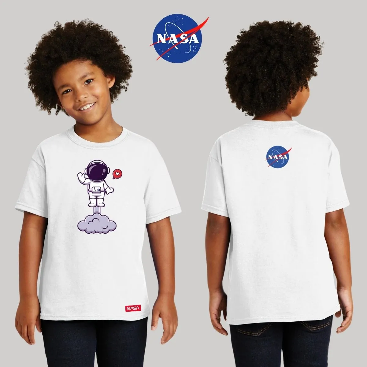 Playera Nios Nasa Nasa Astronauta Volando