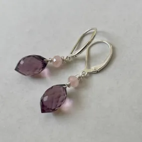 Plummy Dewdrop Earrings