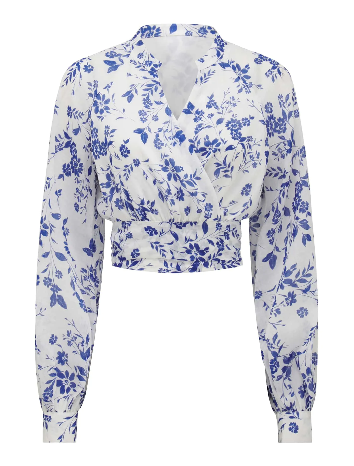 Presley Wrap Raglan Blouse