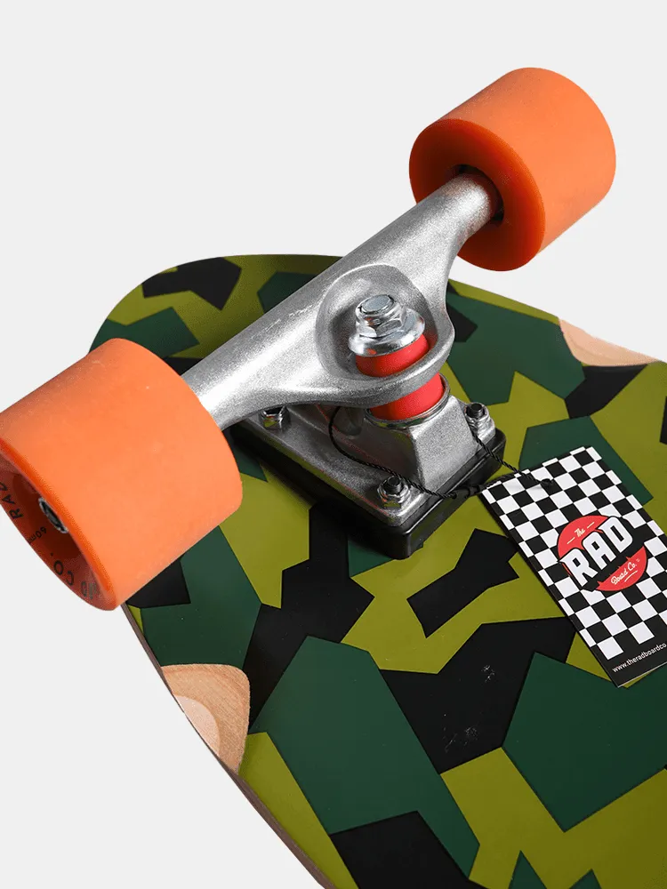 Rad Cali Cruiser Camo Classic Skateboard Complete - Camo