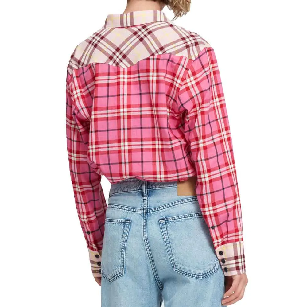 Rag & Bone Jillian Plaid Cotton Button Front Shirt