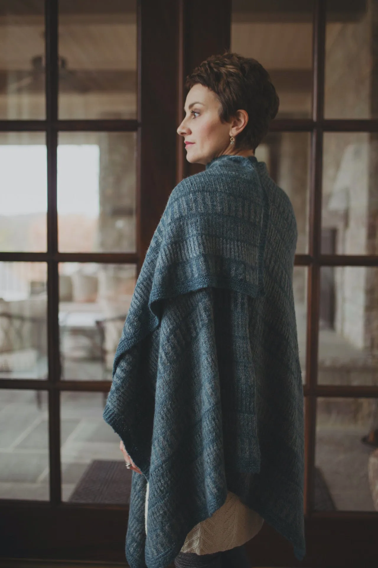 Raya Cape - Teal/Slate