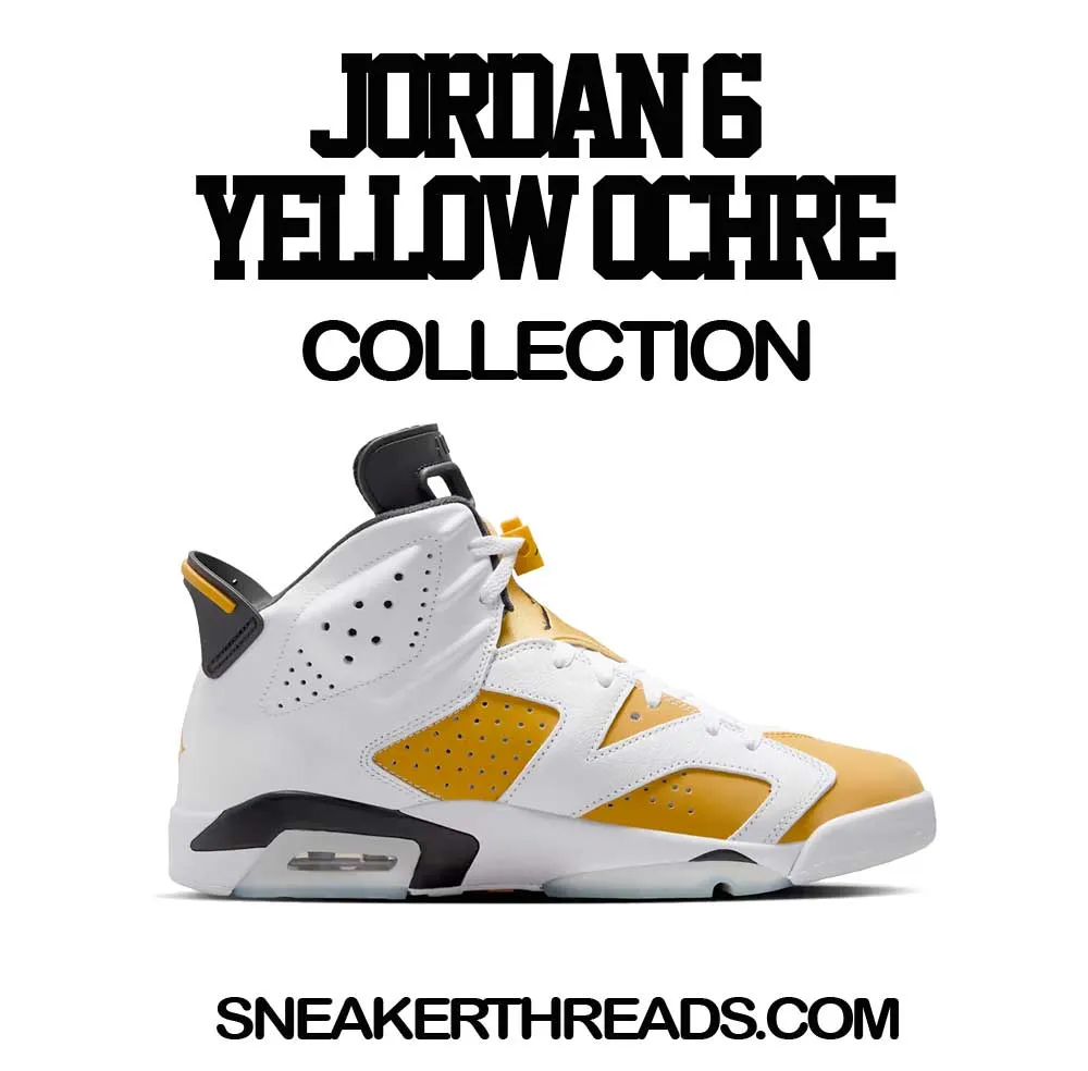 Retro 6 Yellow Ochre Never Discuss Shirt