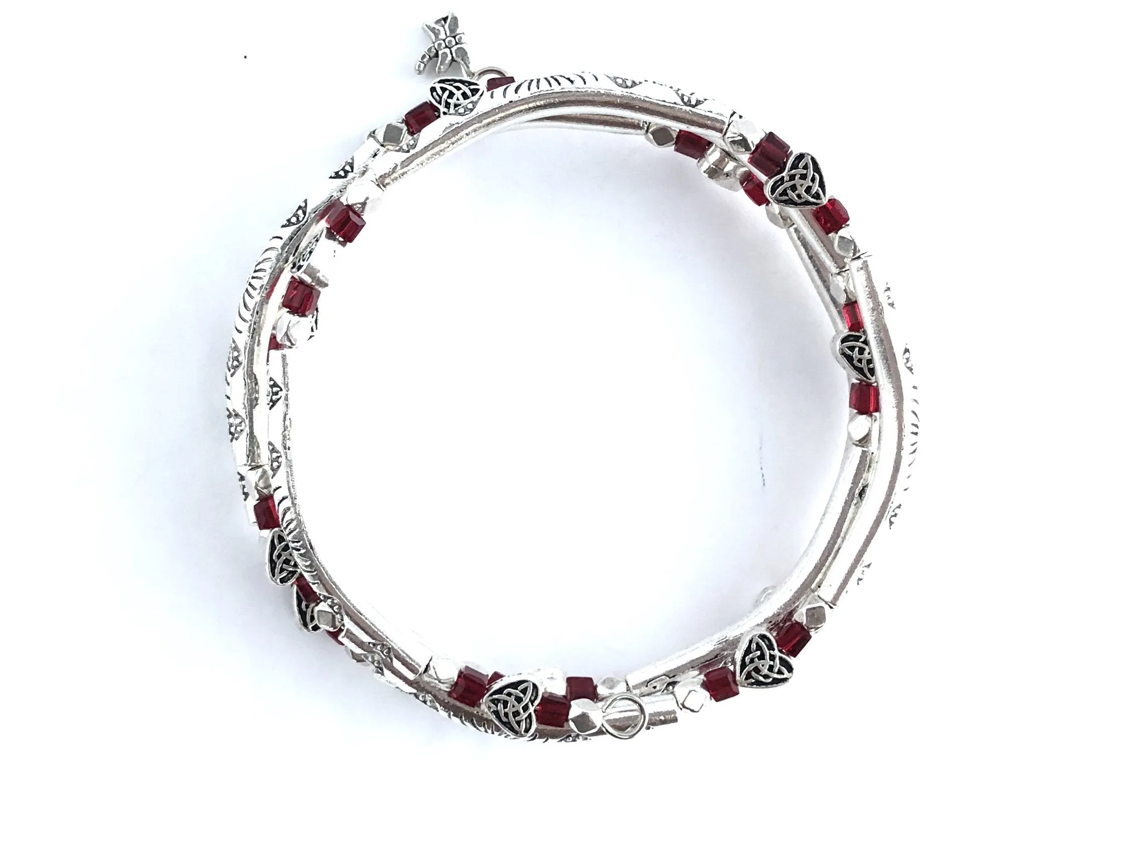 Ruby Love Wrap Bracelet