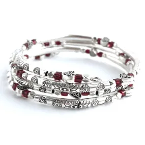 Ruby Love Wrap Bracelet