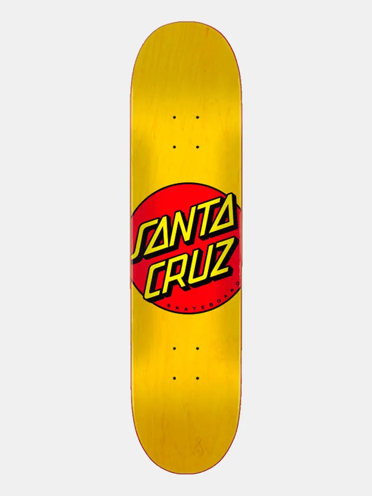 Santa Cruz Classic Dot Deck - Yellow