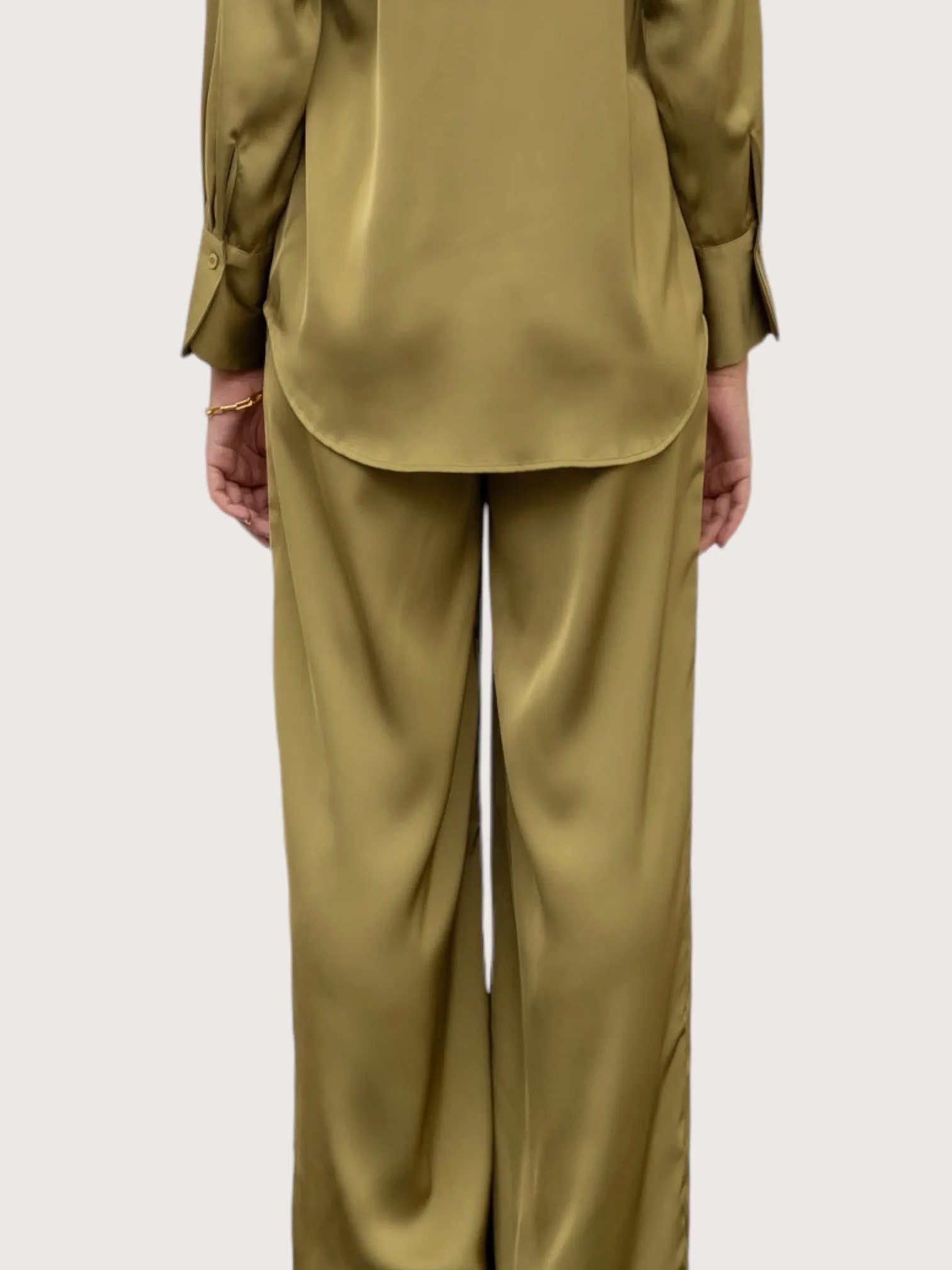 Satin Wide Leg Pant