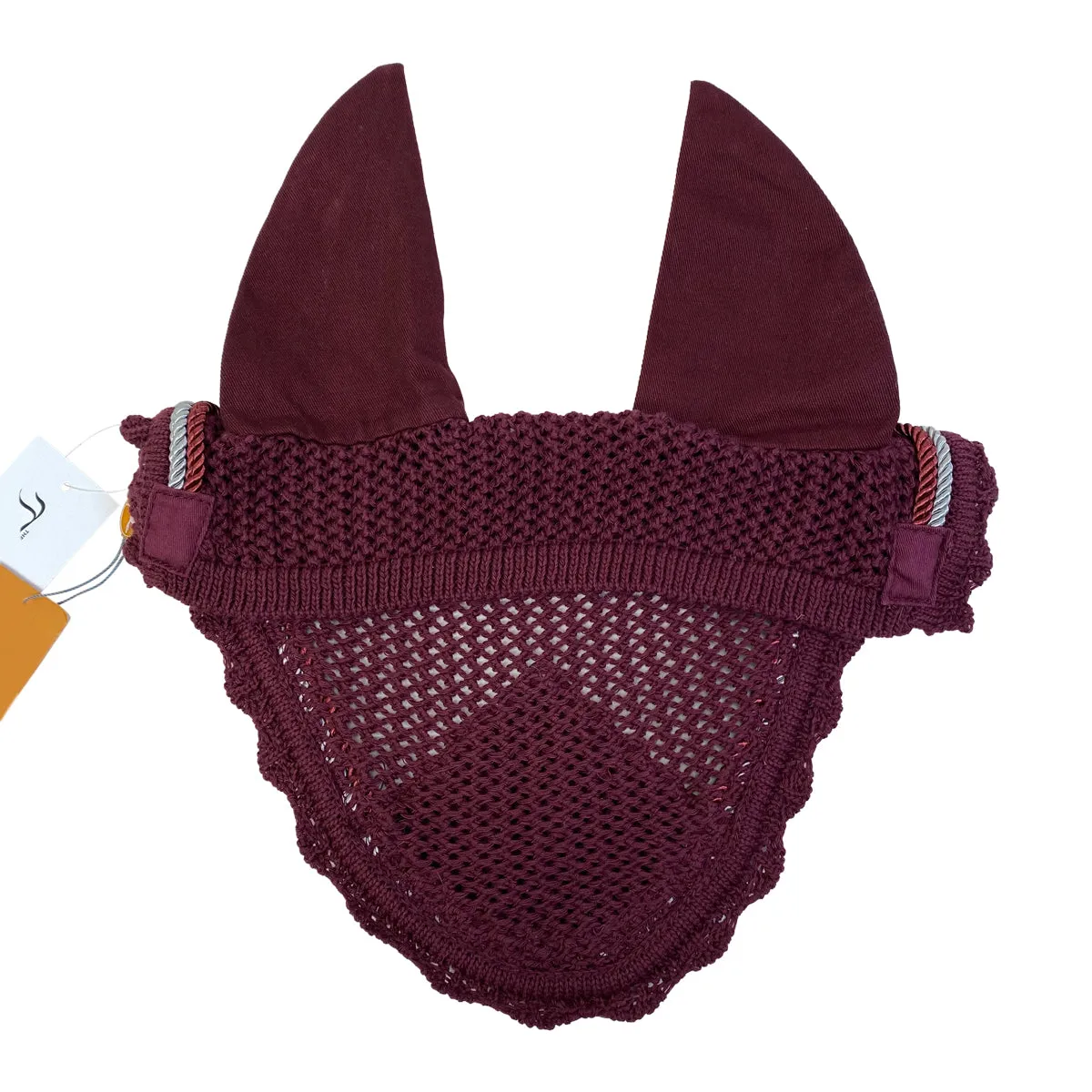 Schockemohle 'Neo Star' Fly Veil in Merlot - Warmblood