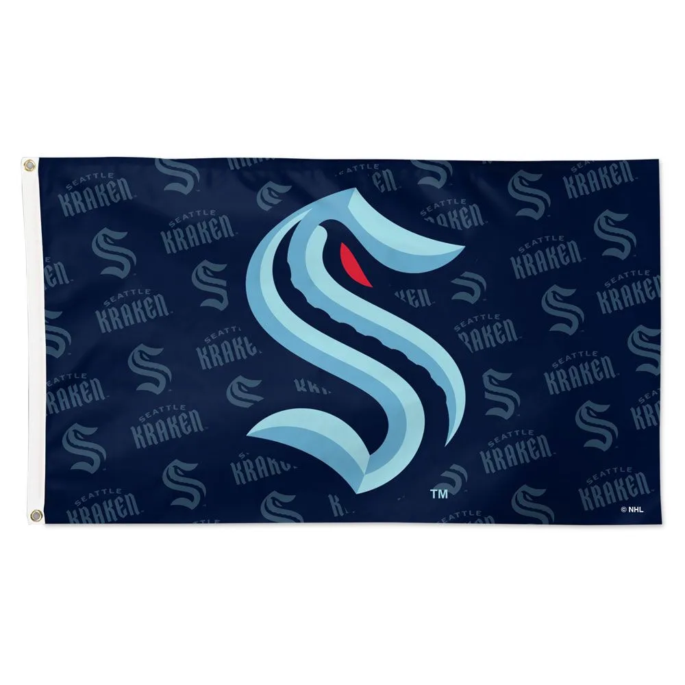 SEATTLE KRAKEN LOGO FLAG - DELUXE 3' X 5'